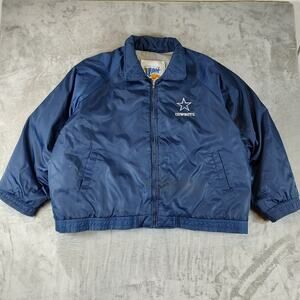 VTG Dallas Cowboys Official Fan Sportswear retro bomber jacket mens XXL